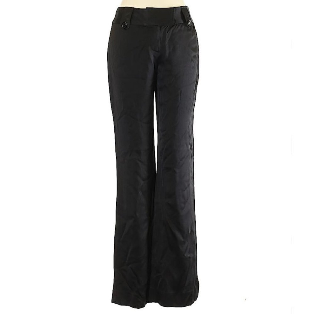 St. John Couture Button Accent Trouser Dress Pants